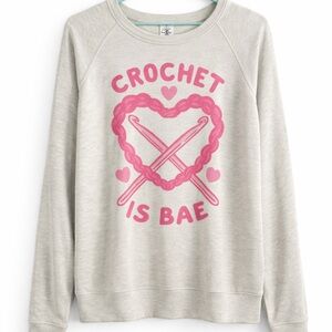 Crochet Is Bae Sweatshirt – 2XL